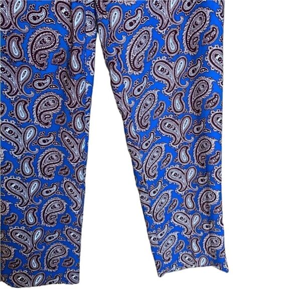 Banana republic Avery paisley cropped pants. Size 2. - Picture 4 of 12